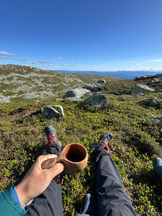 På tur på Bletoppen
