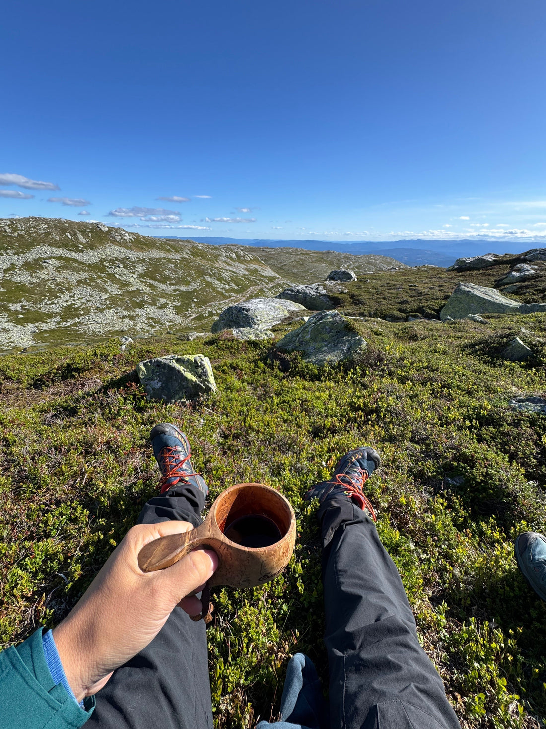 På tur på Bletoppen
